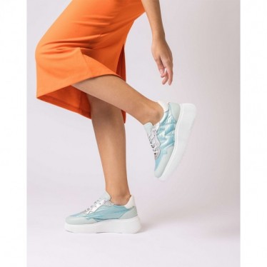 SNEAKERS WONDERS BERLIN A-3602 AQUA