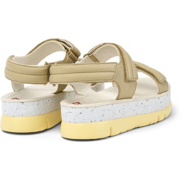 SANDALIAS CAMPER ORUGA UP K201509 BEIGE_YELLOW