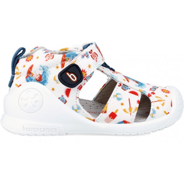 SANDALIAS BIOMECANICS 242191 ESTAMPADO BLANCO SANDALIAS BIOMECANICS 242191 ESTAMPADO BLANCO