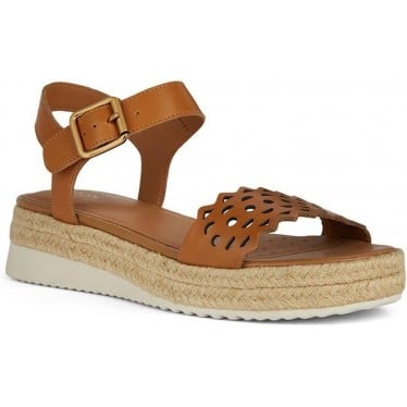 SANDALIAS GEOX D45SRA COGNAC