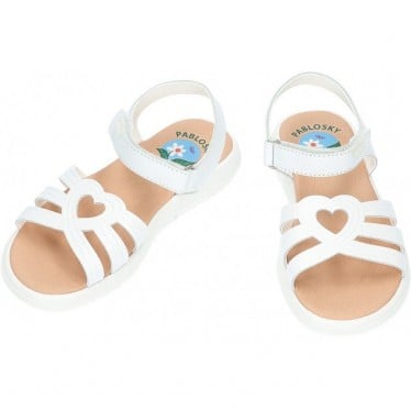 SANDALIA PABLOSKY CORAZON 430000 BLANCO