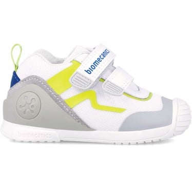 ZAPATILLA BIOMECANICS SPORT 242152 PRIMEROS PASOS BLANCO_PISTACHO