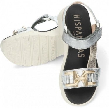 SANDALIAS DE HISPANITAS SPORT GRAZIA CHV232810 PLATA