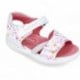 SANDALIAS BIOMECANICS ESTAMPADO CORAZONES 242234-B BLANCO