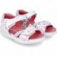 SANDALIAS BIOMECANICS ESTAMPADO CORAZONES 242234-B BLANCO