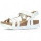 SANDALIAS DE PANAMA JACK SALLYBASICS BLANCO