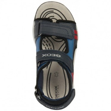 SANDALIAS GEOX BOREALIS J450RA NAVY_RED