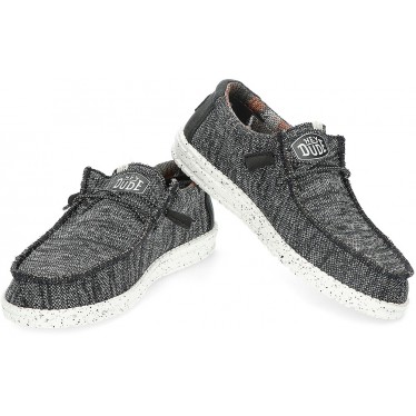 MOCASINES DUDE WALLYSOX BLACK