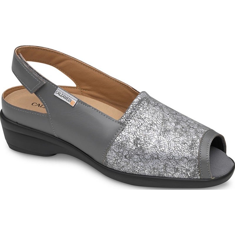 SANDALIAS ORTOPÉDICAS CALZAMEDI 0785 PLANTILLAS GRIS