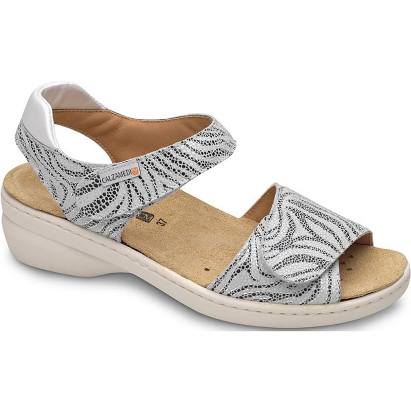 SANDALIAS ORTOPÉDICAS CALZAMEDI 0781 ACOLCHADO TRASERO BLANCO
