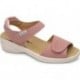 SANDALIAS ORTOPÉDICAS CALZAMEDI 0781 ACOLCHADO TRASERO ROSA
