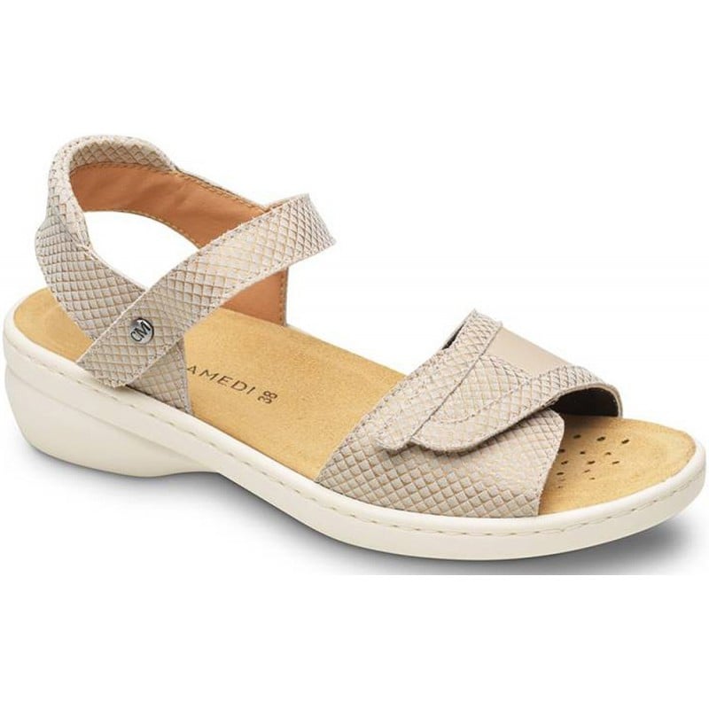 SANDALIAS ORTOPÉDICAS CALZAMEDI 0802 ESPECIAL JUANETE BEIGE