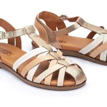 SANDALIAS PIKOLINOS W8Q-0803CLC1 FORMENTERA CHAMPAGNE