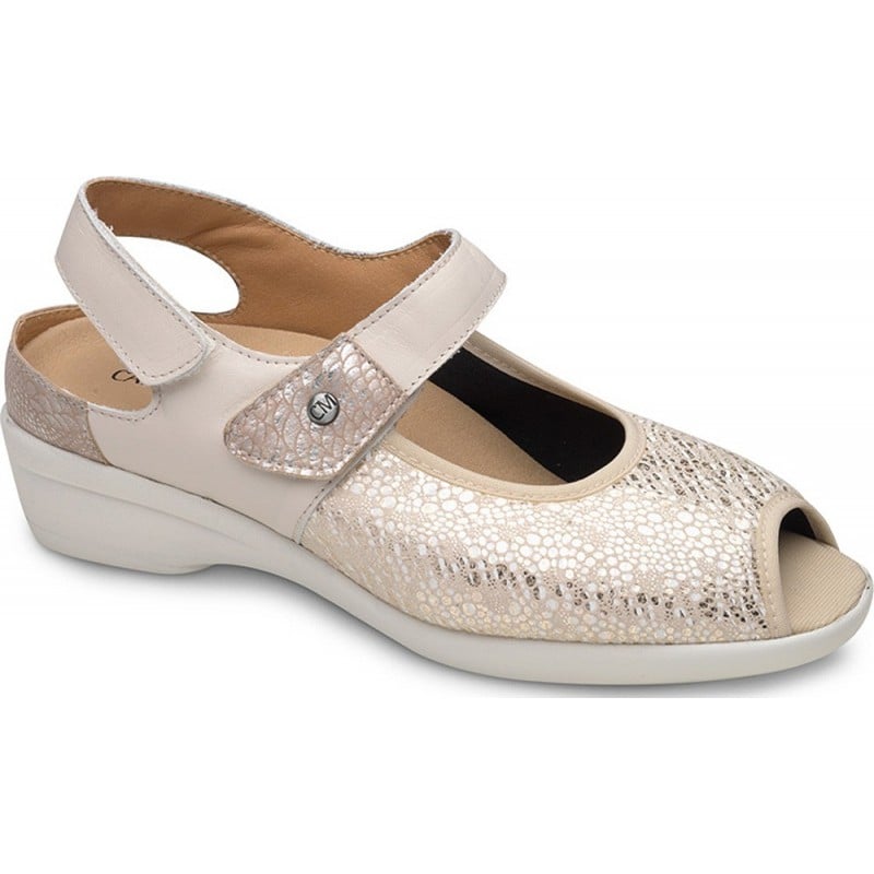 SANDALIAS ORTOPÉDICAS CALZAMEDI 0784 DEDOS MARTILLO BEIGE