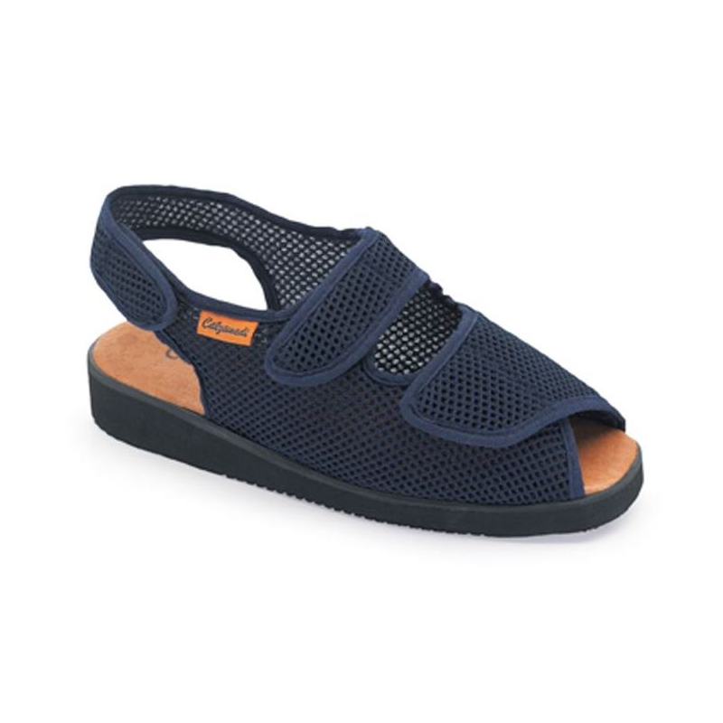 CALZAMEDI DOMESTICO ZAPATILLA DE TELA COMODA UNISEX AZUL