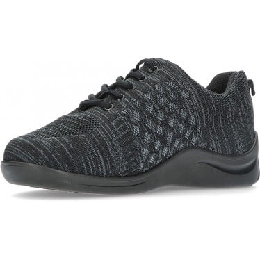 ZAPATILLAS ORTOPÉDICAS MUJER CALZAMEDI 0752 NEGRO