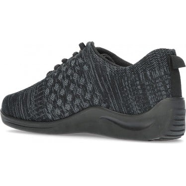 ZAPATILLAS ORTOPÉDICAS MUJER CALZAMEDI 0752 NEGRO