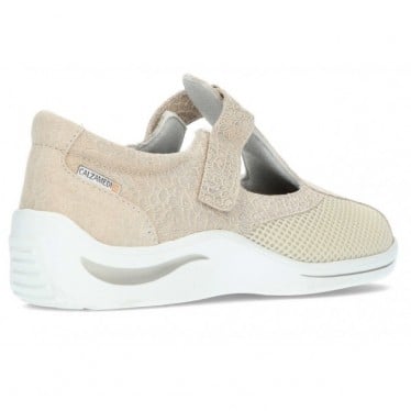 ZAPATO CALZAMEDI DIABETICO 0766 BEIGE