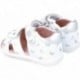 Sandalias Garvalín 242303 Estampado de mariposas BLANCO