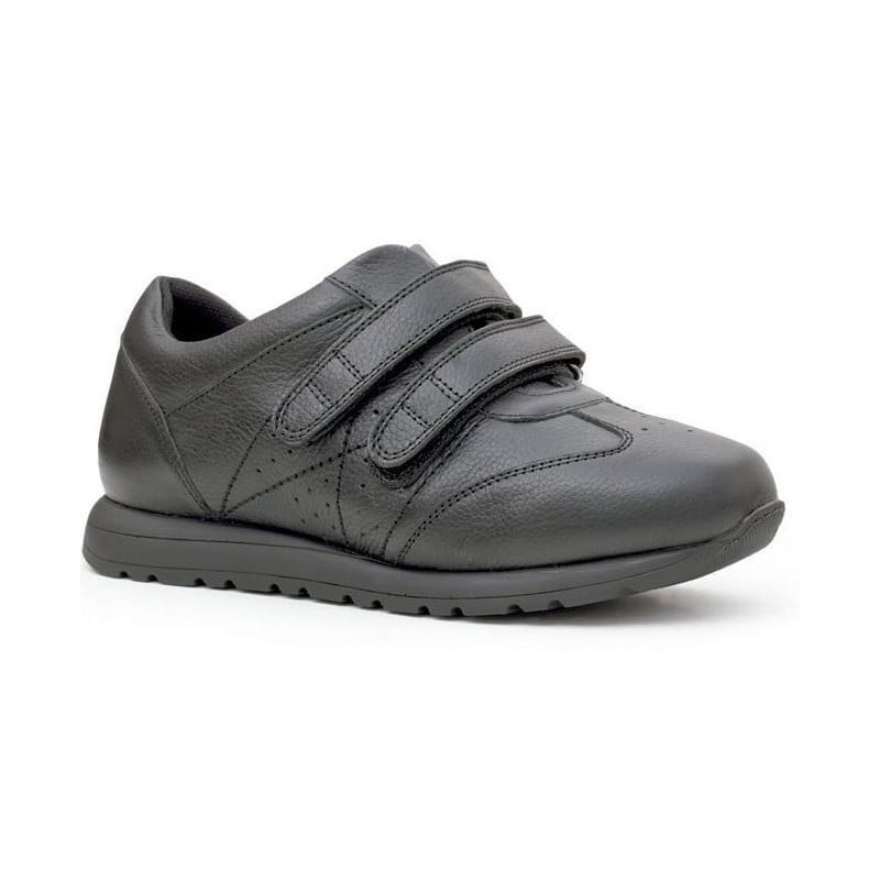 ZAPATILLAS CALZAMEDI VELCROS DIABETICO NEGRO
