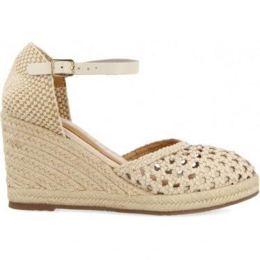 Sandalias GIOSEPPO 72281 Serignan piel trenzada OFF_WHITE