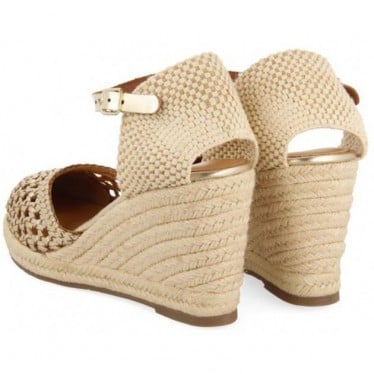 Sandalias GIOSEPPO 72281 Serignan piel trenzada PLATINO