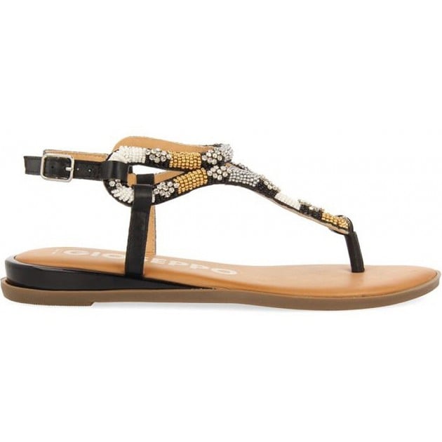 Sandalias Gioseppo 72028 Nyssa con pedrería NEGRO