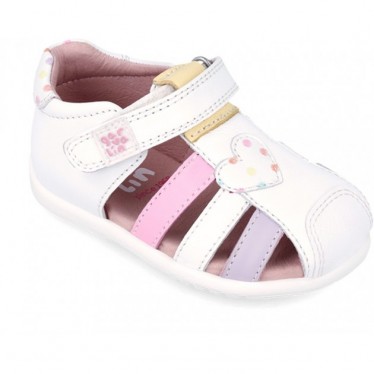 Sandalias Garvalín 242305-B Corazón BLANCO