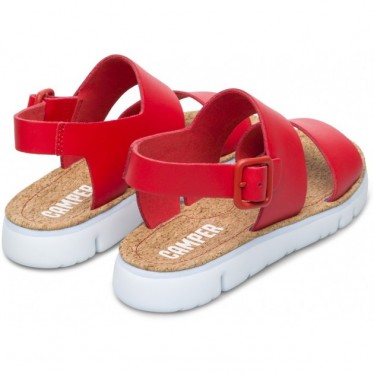 SANDALIA CAMPER ORUGA K201038 ROJO