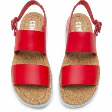SANDALIA CAMPER ORUGA K201038 ROJO