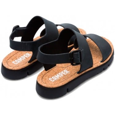 SANDALIA CAMPER ORUGA K201038 NEGRO