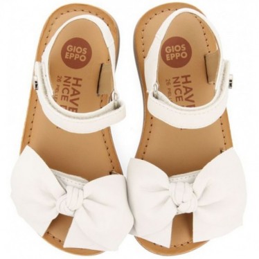 Sandalias Gioseppo 72123 Delonice con lazo BLANCO