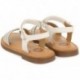 Sandalias Gioseppo 71887 Mireval con pedrería BLANCO