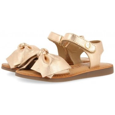 Sandalias Gioseppo 72123 Delonice con lazo ORO_ROSADO