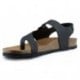 SANDALIAS INTERBIOS DENNIS NEGRO