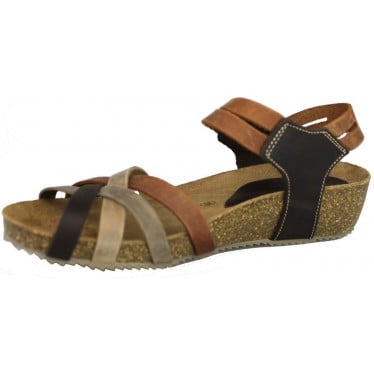 SANDALIAS INTERBIOS HAPPY COLOURS MARRON