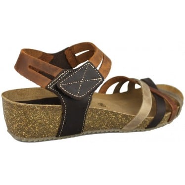 SANDALIAS INTERBIOS HAPPY COLOURS MARRON