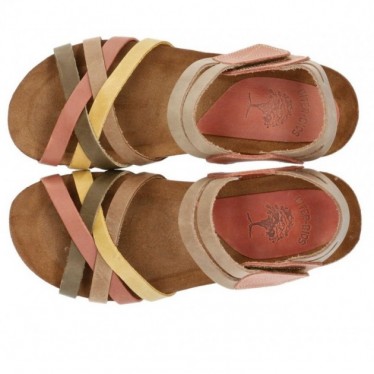 SANDALIAS INTERBIOS HAPPY COLOURS TEJA