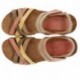 SANDALIAS INTERBIOS HAPPY COLOURS TEJA