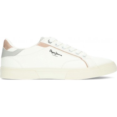 DEPORTIVA PEPE JEANS KENTON MIX W PLS31560 WHITE
