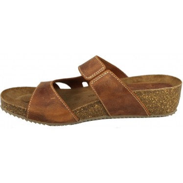 INTERBIOS W SANDALIA COMODA MUJER MARRON