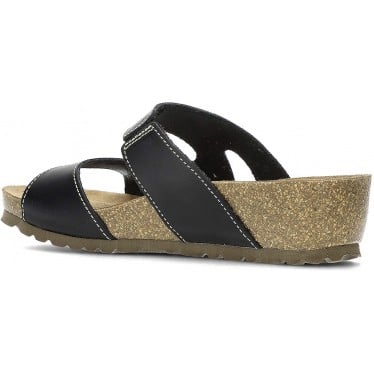 INTERBIOS W SANDALIA COMODA MUJER BLACK
