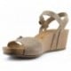 INTERBIOS W SANDALIA MUJER ANATOMICA COMODA BEIGE