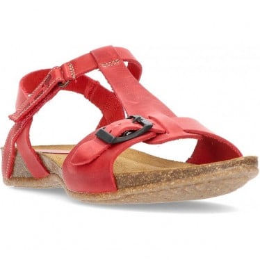 SANDALIAS INTERBIOS AFRODITA ROJO