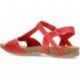 SANDALIAS INTERBIOS AFRODITA ROJO