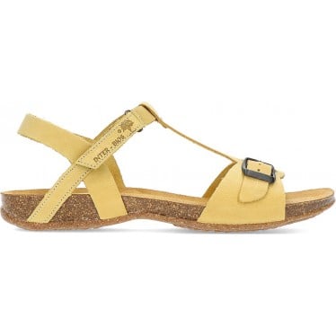 SANDALIAS INTERBIOS AFRODITA MOSTAZA