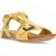 SANDALIAS INTERBIOS AFRODITA MOSTAZA