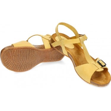 SANDALIAS INTERBIOS AFRODITA MOSTAZA