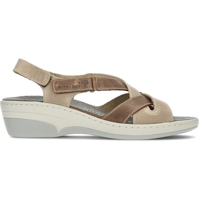 Sandalias Interbios Trenza 3017 BEIG_OURS