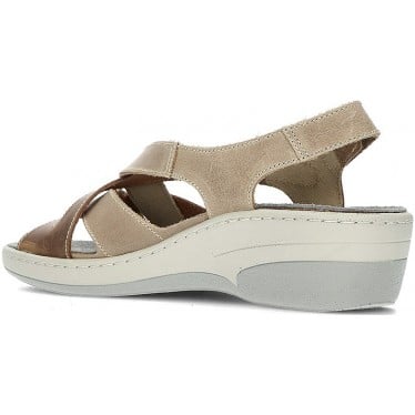 Sandalias Interbios Trenza 3017 BEIG_OURS